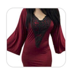 Demi Loon Goddess Gothic Tunic Mini Dress L/XL